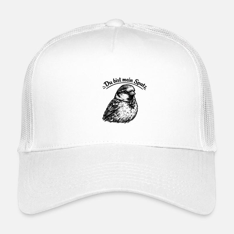 Du bist mein Spatz - Kinder Trucker-Cap - Weiß