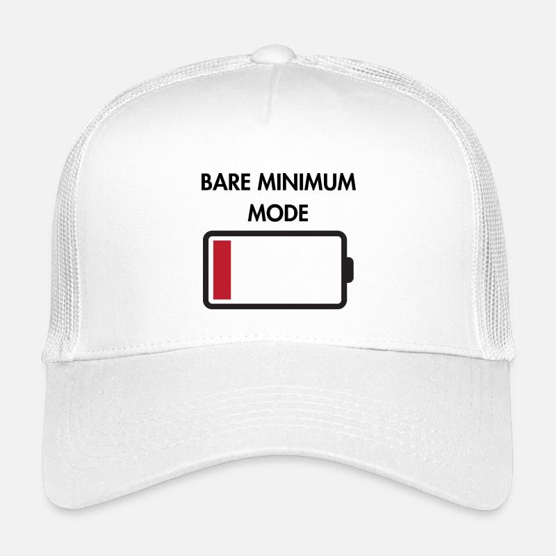 Bare minimum mode - Kids’ Trucker Cap - white