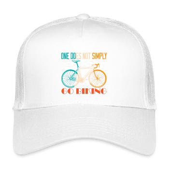 Bicycle Rider Saying Cycling Bicycle Cycling - Kids’ Trucker Cap - white - Front