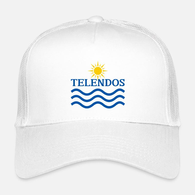 Telendos Island Sun Waves Kids’ Trucker Cap