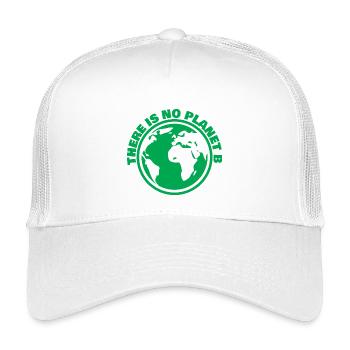 There Is No Planet B Earth Day Global Ecology Art - Kinder Trucker-Cap - Weiß - Vorne