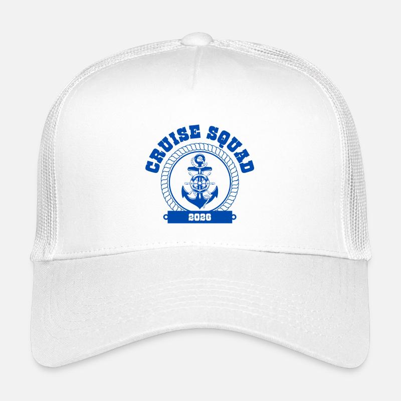 Kreuzfahrtteam 2026 🌊🚗 - Kinder Trucker-Cap - Weiß