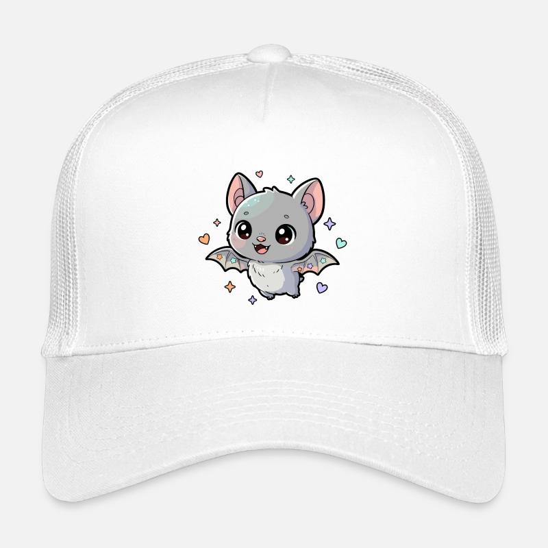 Cuddly bat with pastel stars Kids’ Trucker Cap