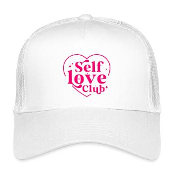 Selbstliebe-Club - Kinder Trucker-Cap - Weiß - Vorne