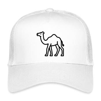 chameau - Casquette trucker enfant - blanc - Devant