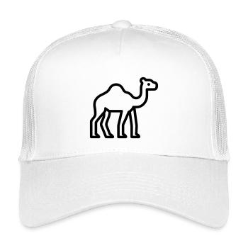 chameau - Casquette trucker enfant - blanc - Devant