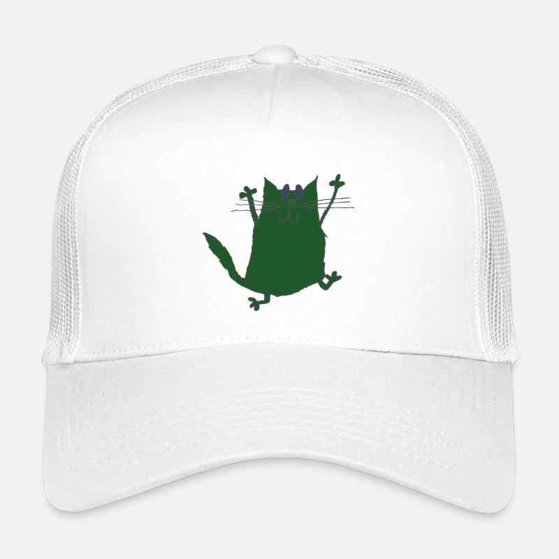 Chat Vert Casquette trucker enfant