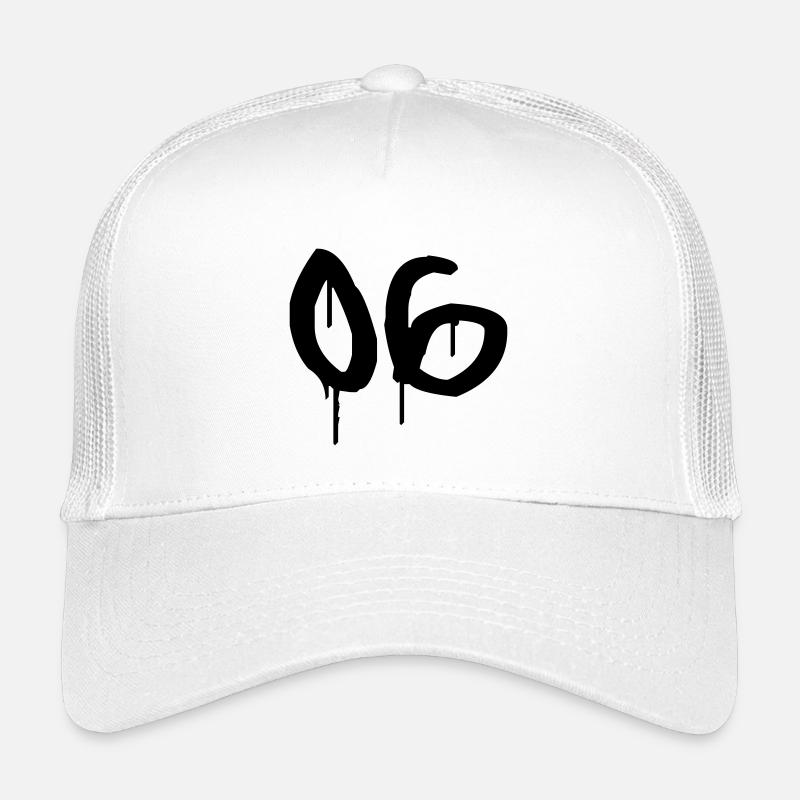 Nummer 06 Urbaner Graffiti-Stil Kinder Trucker-Cap