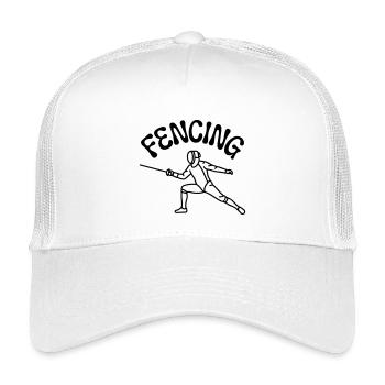 Fencing - Kids’ Trucker Cap - white - Front