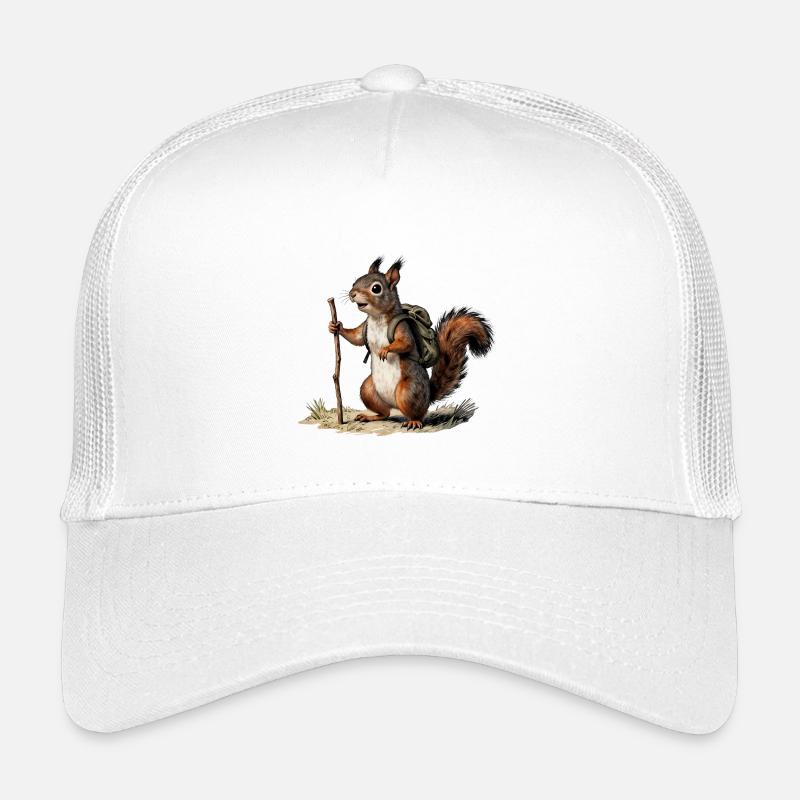 Naturforscher für Oldtimer-Eichhörnchenwanderer Kinder Trucker-Cap