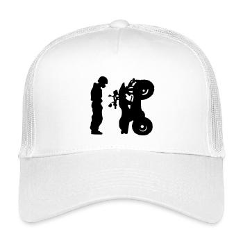 Quad - Casquette trucker enfant - blanc - Devant