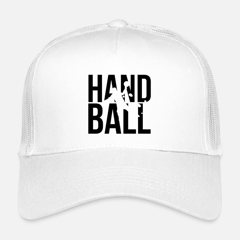 handball handbal - Kinder Trucker-Cap - Weiß