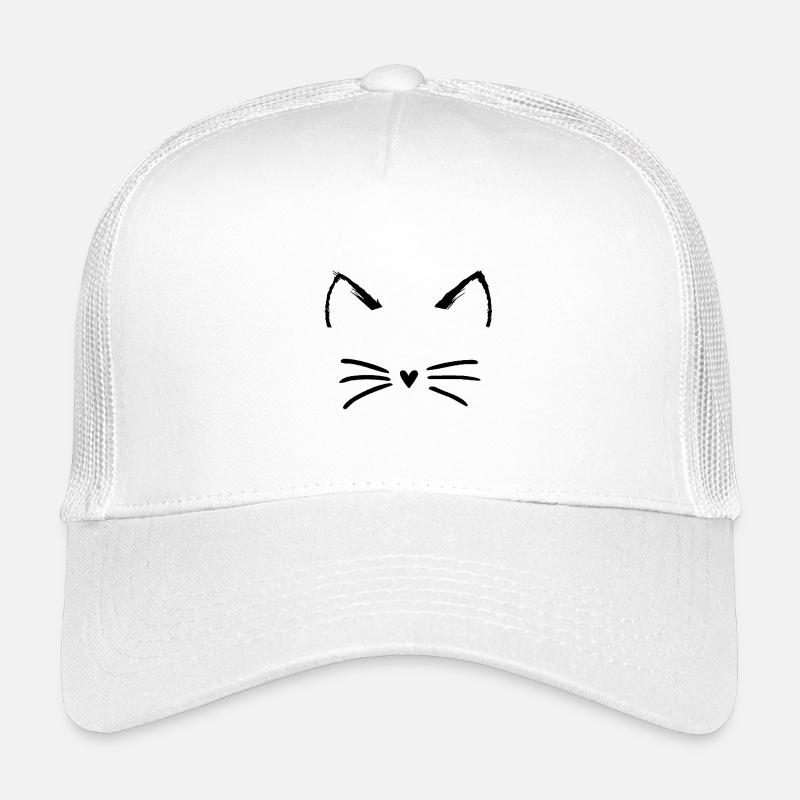 Chat - Casquette trucker enfant - blanc