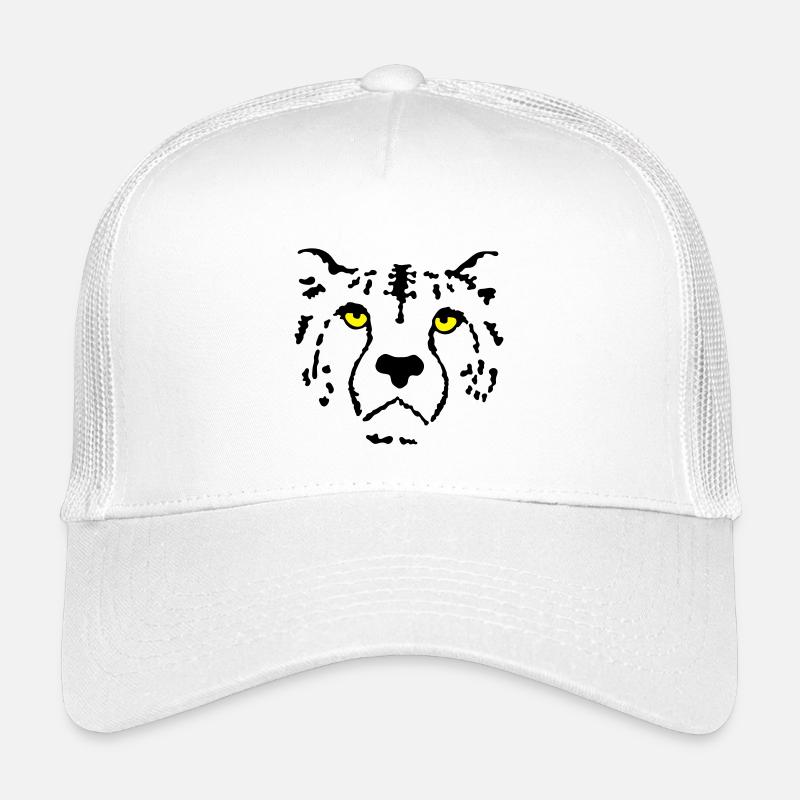 guépard - Casquette trucker enfant - blanc