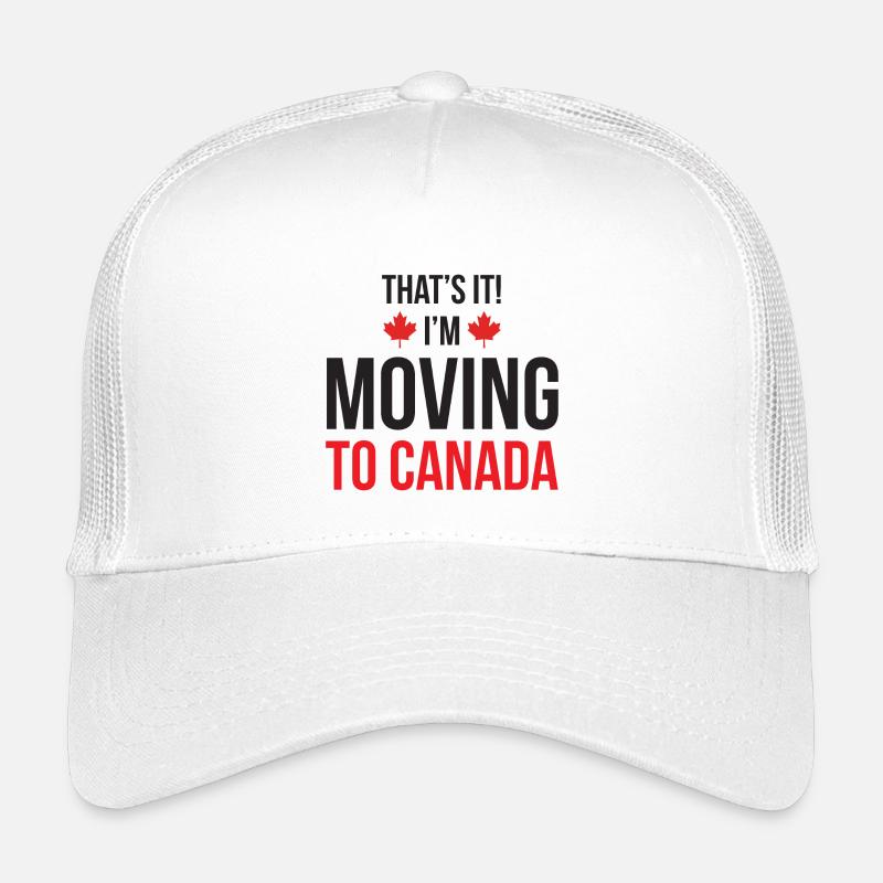 C'est tout! Je déménage au Canada Casquette trucker enfant