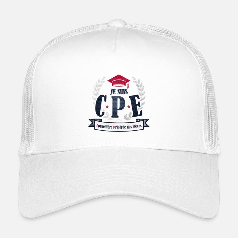 CPE - Casquette trucker enfant - blanc