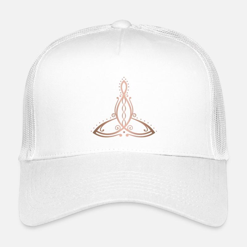 Celtic Motherhood Symbol Mutter mit vier Kindern - Kinder Trucker-Cap - Weiß