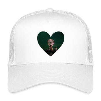 Cœur du Cap Nord - Casquette trucker enfant - blanc - Devant