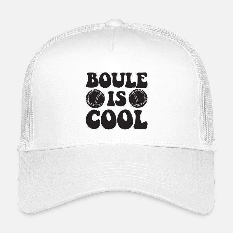 Boule Is Cool Saying for Bouler and Petanque Kids’ Trucker Cap
