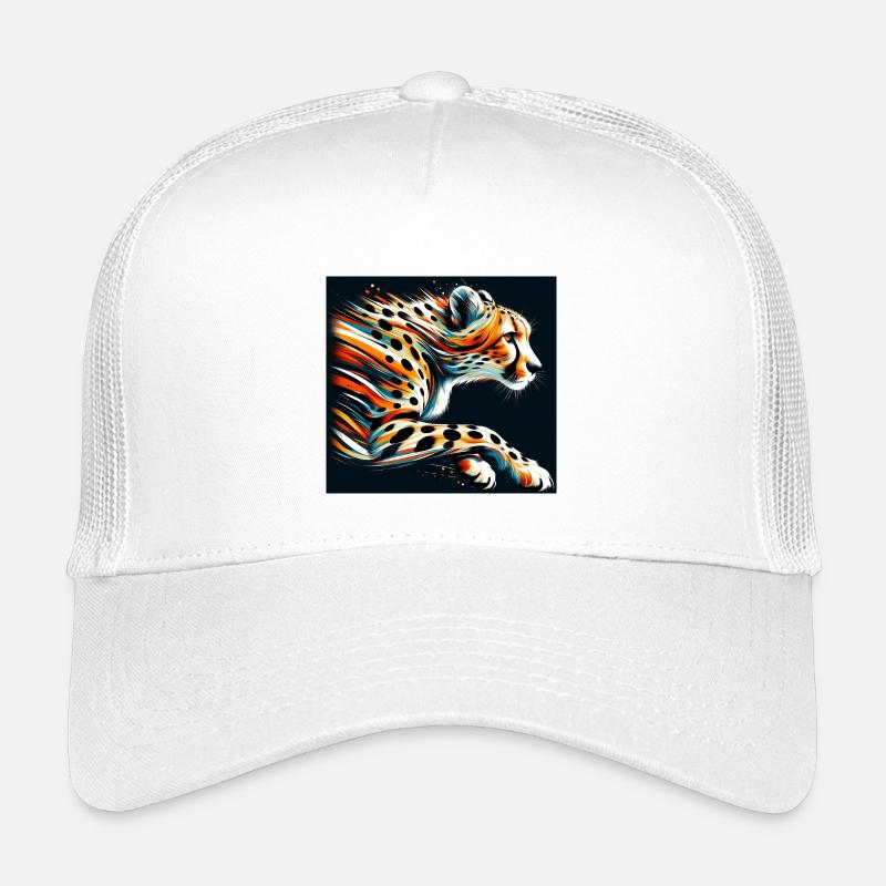 Gepard - Kinder Trucker-Cap - Weiß