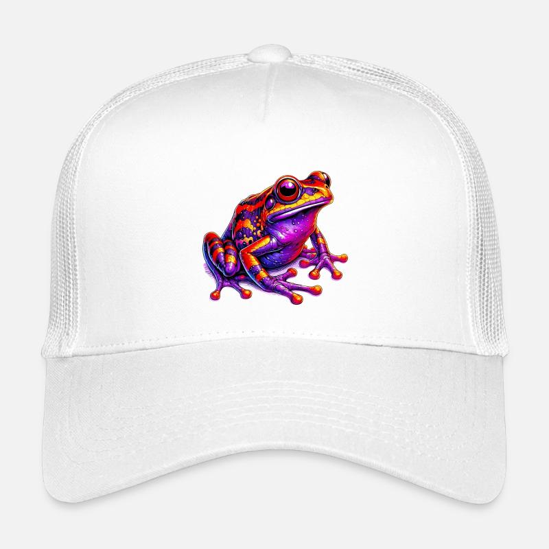Frosch - Kinder Trucker-Cap - Weiß
