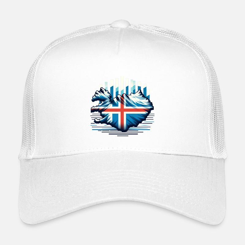 iceland Island 9 Kinder Trucker-Cap