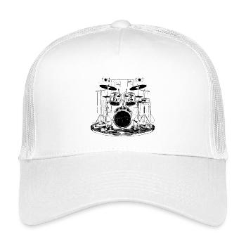 Trapset - Kinder Trucker-Cap - Weiß - Vorne