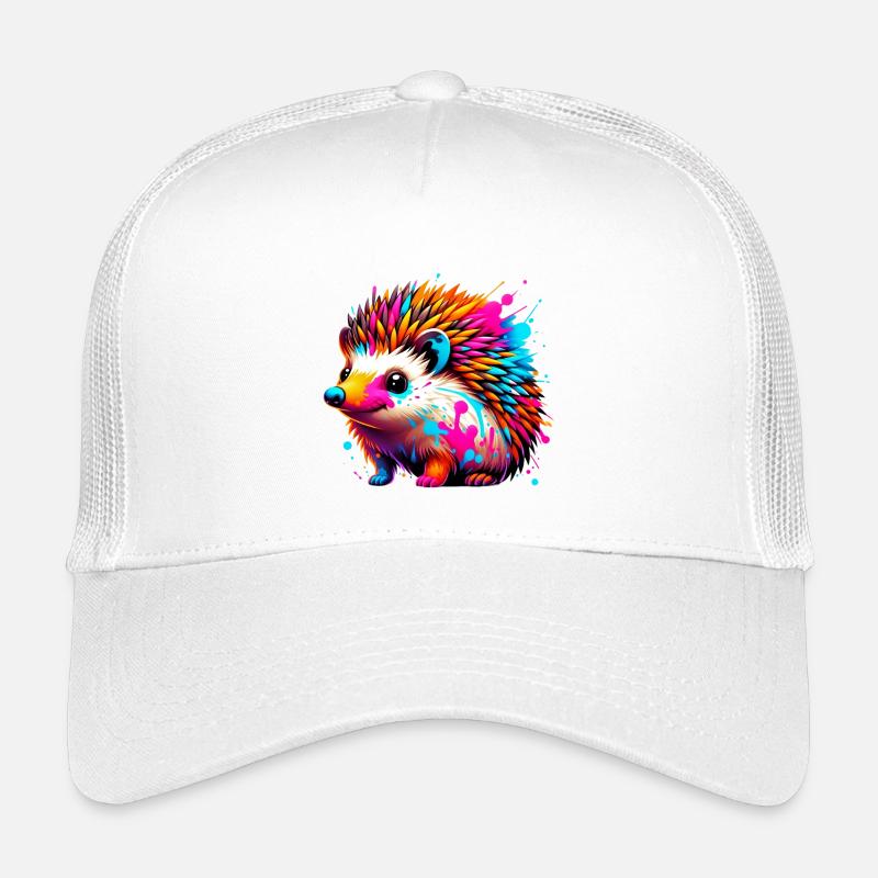 Igel - Kinder Trucker-Cap - Weiß
