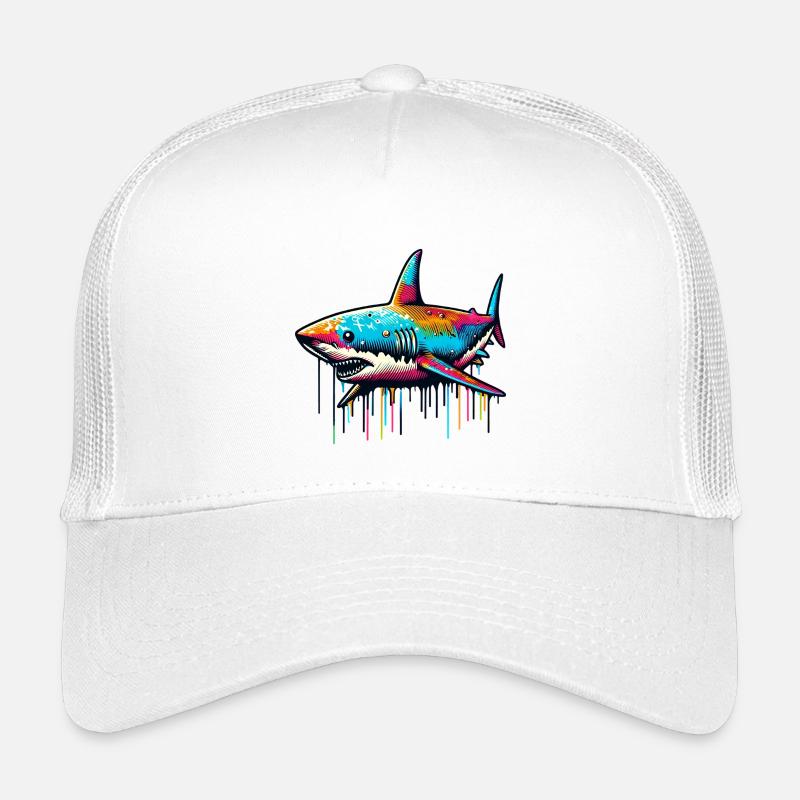 Hai - Kinder Trucker-Cap - Weiß