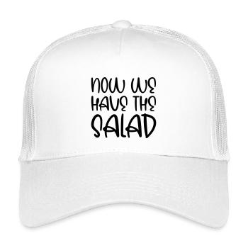 Now we have the salad - Kids’ Trucker Cap - white - Front