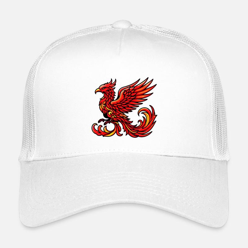 Roter Phönix Kinder Trucker-Cap