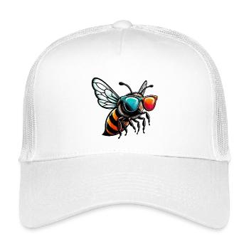 Bee - Kids’ Trucker Cap - white - Front