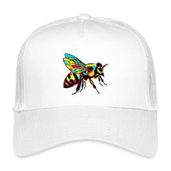 Bee - Kids’ Trucker Cap - white - Front