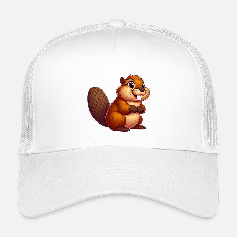 Bieber - Kinder Trucker-Cap - Weiß