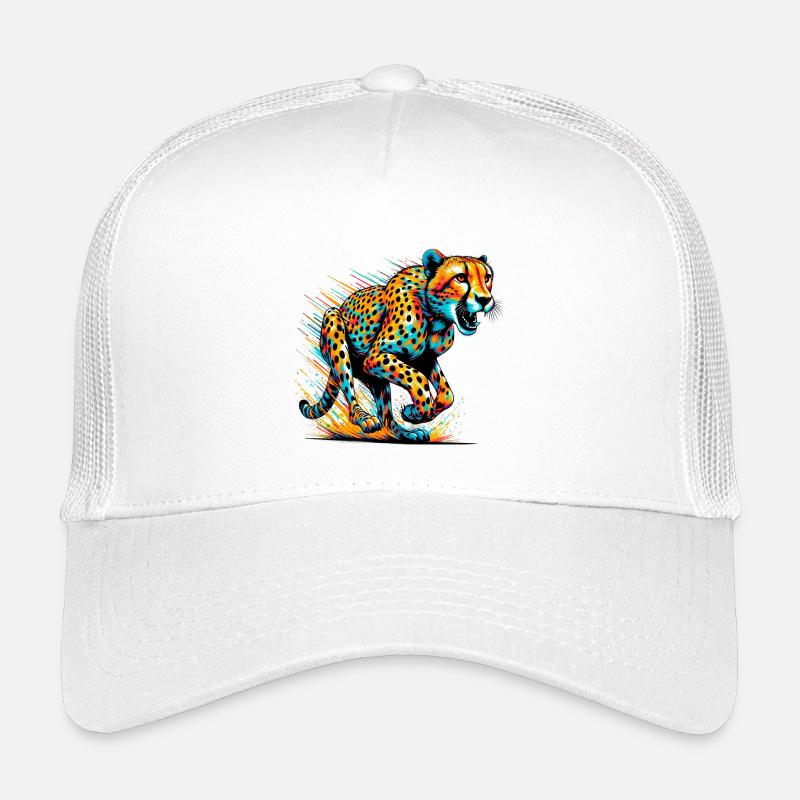 Gepard - Kinder Trucker-Cap - Weiß