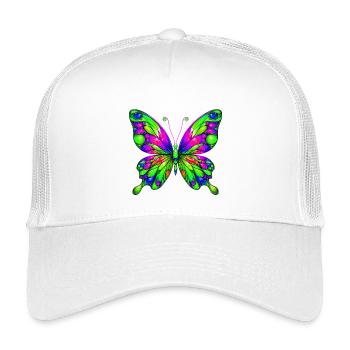 Butterfly - Kids’ Trucker Cap - white - Front