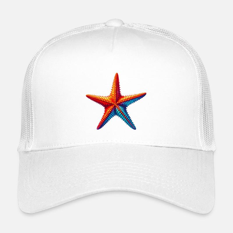 Seestern - Kinder Trucker-Cap - Weiß