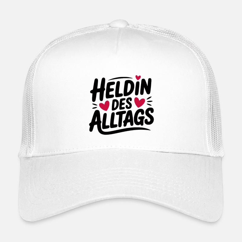Heldin des Alltags Design - Kinder Trucker-Cap - Weiß