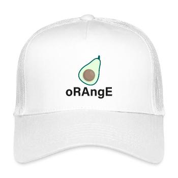 CRAZY FRUITS Kollektion - Kinder Trucker-Cap - Weiß - Vorne