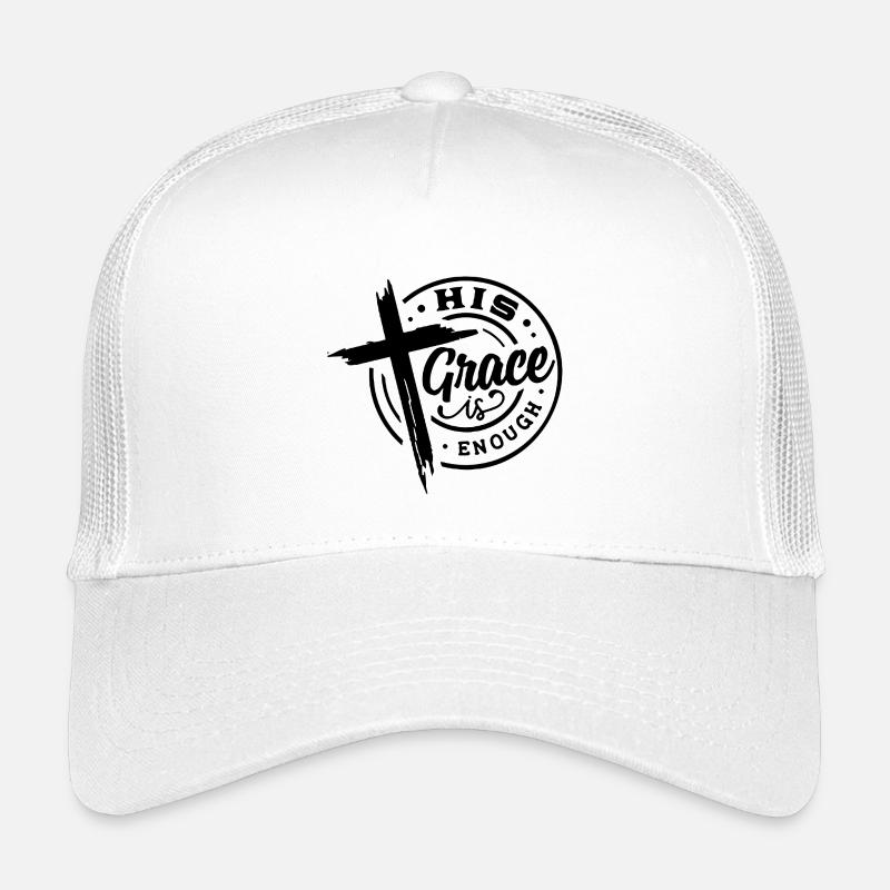 Sa Grâce suffit Croix Chrétienne Casquette trucker enfant