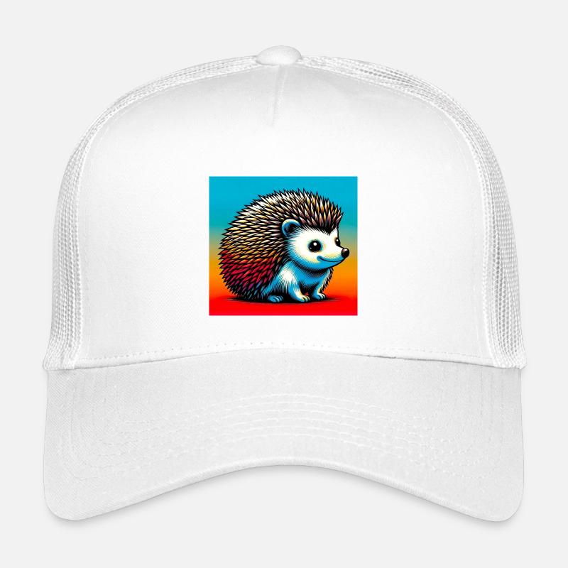 Igel - Kinder Trucker-Cap - Weiß