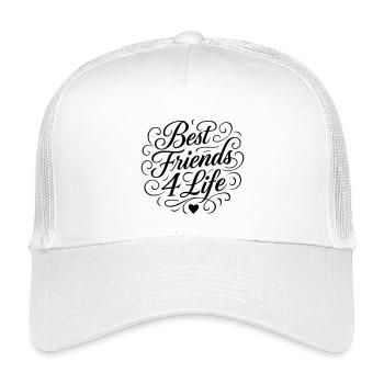 Beste Freunde Fürs Leben - Kinder Trucker-Cap - Weiß - Vorne