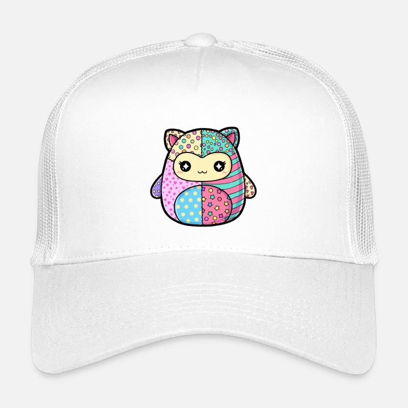 Patchwork Chaton Couleurs Pastel Casquette trucker enfant