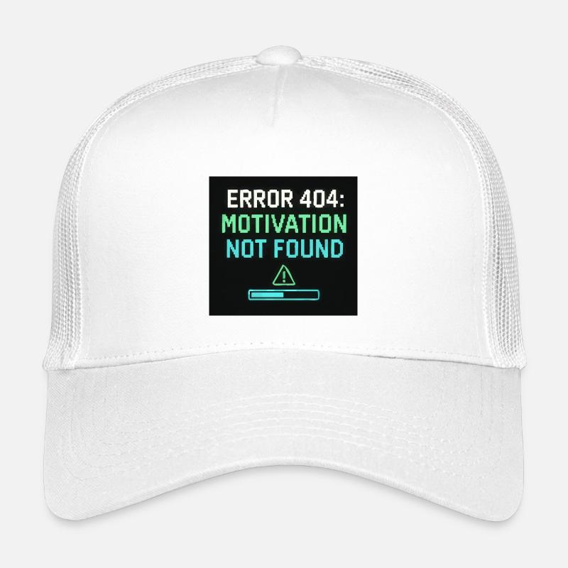 Error 404: Motivation Not Found Kids’ Trucker Cap