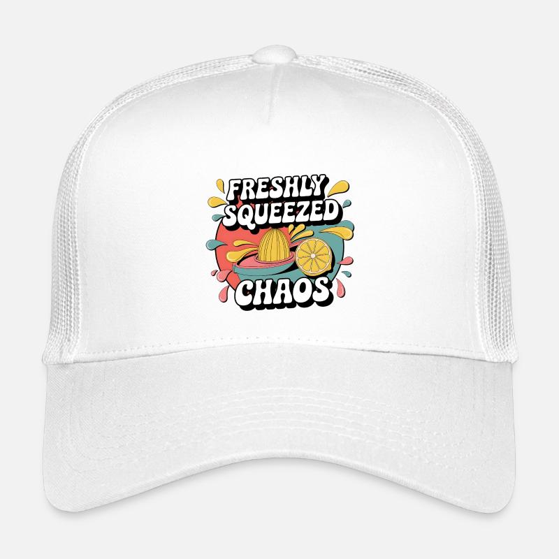 Y2K Pop Humor – Zitrone Kinder Trucker-Cap
