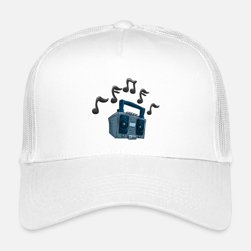 Retro Boombox Kinder Trucker-Cap