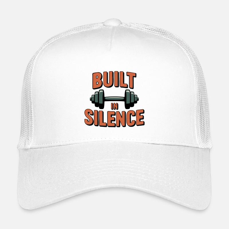 Eingebaute Stille - Kinder Trucker-Cap - Weiß