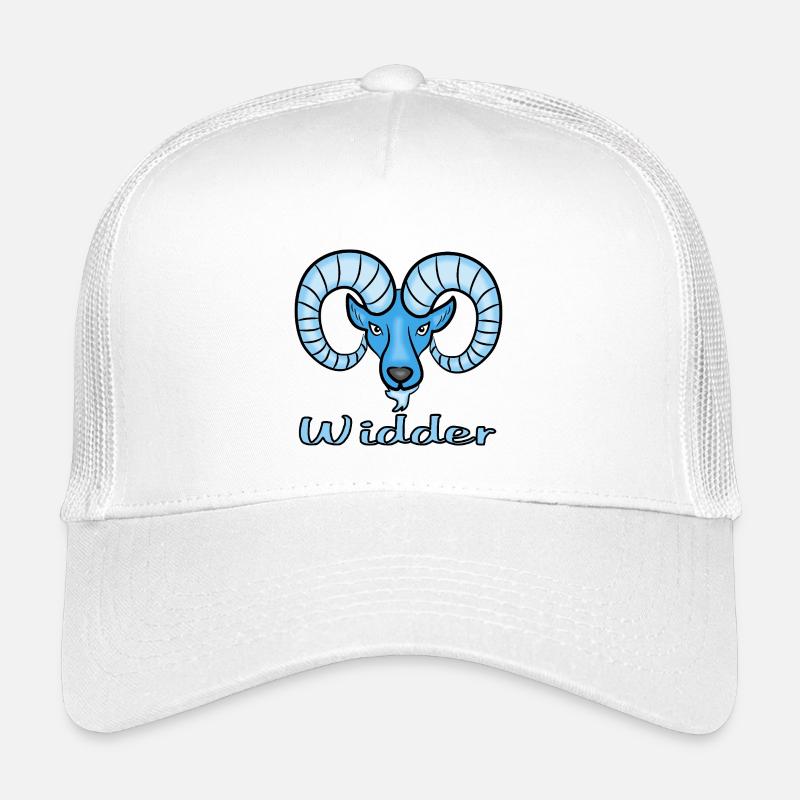 Sternzeichen Widder in Blau Kinder Trucker-Cap