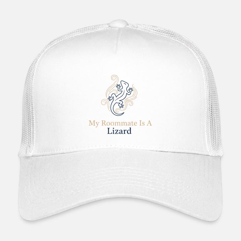 Mein Mitbewohner ist eine Echse Kinder Trucker-Cap