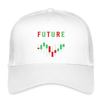 Trading Finance Stocks Money Bitcoin Capital - Kids’ Trucker Cap - white - Front